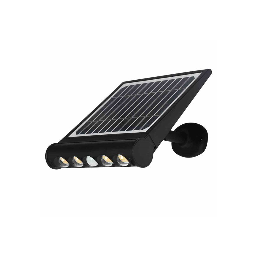 LED Solare muro lampada con sensore di movimento e crepuscolare LED/8W/3,7V 4000 mAh 4000K IP65