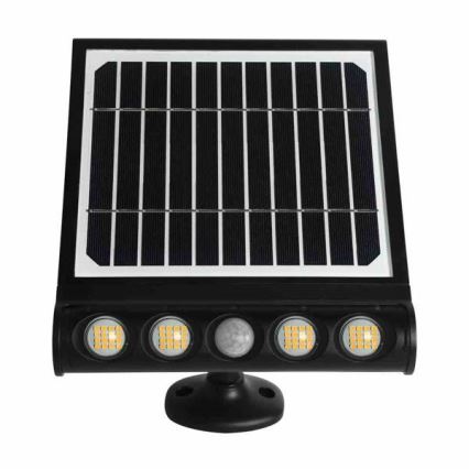 LED Solare muro lampada con sensore di movimento e crepuscolare LED/8W/3,7V 4000 mAh 4000K IP65