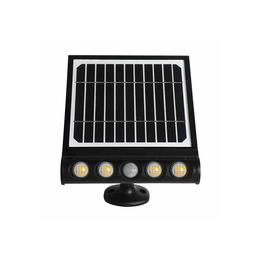 LED Solare muro lampada con sensore di movimento e crepuscolare LED/8W/3,7V 4000 mAh 4000K IP65