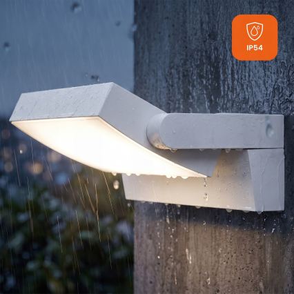 Applique da esterno dimmerabile LED/12/18/24W/230V 3000/4000/6500K IP54 bianco