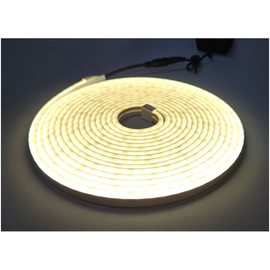 LED Striscia flessibile NEON LED/10W/230V 5 m IP65 bianco
