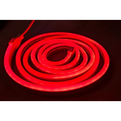 LED Striscia flessibile NEON LED/5V USB 1,8 m rosso