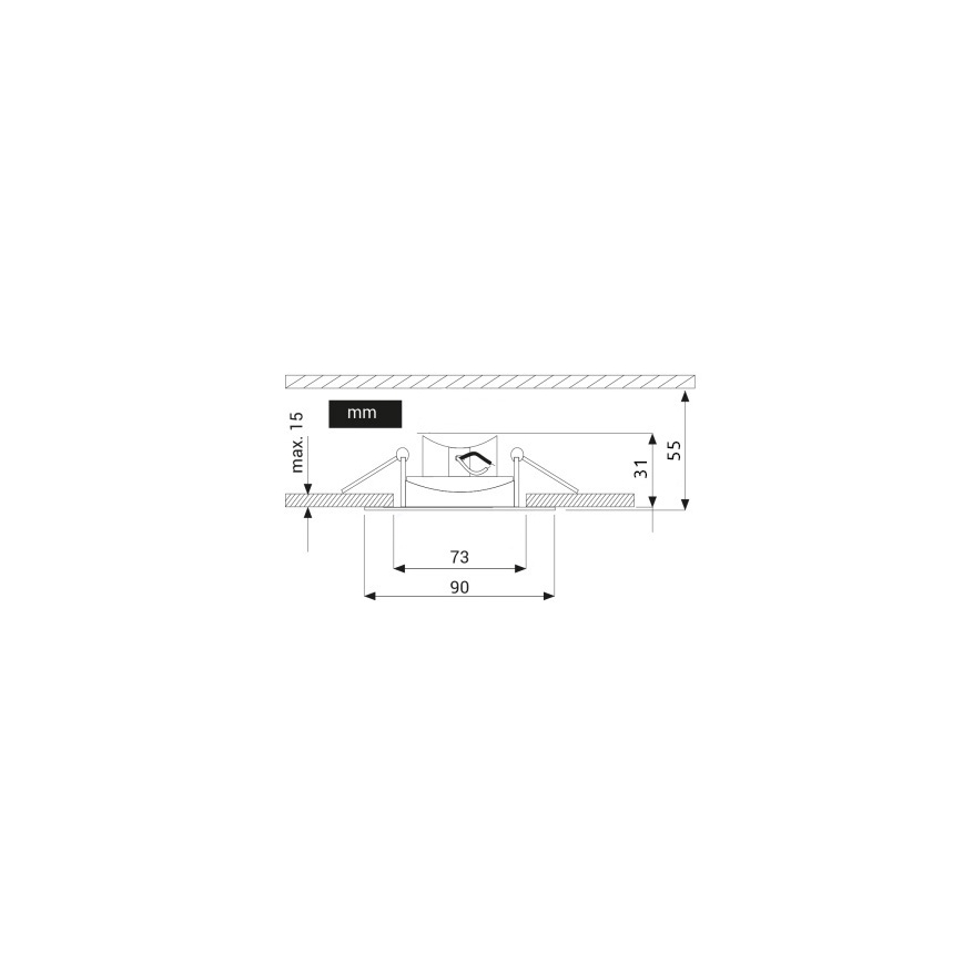 LED Suspended soffitto chiaro EYE LED/5W/100-250V 3000K