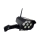 LED Telecamera di sicurezza fittizia solare con sensore LED/3,7V 1200 mAh IP44 nero + telecomando
