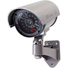 LED Telecamera di videosorveglianza finta 2xAA IP44