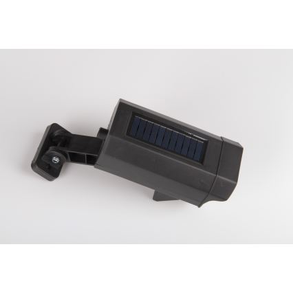 LED Telecamera di videosorveglianza finta con sensore e con pannello solare LED/5W/5,5V 800 mAh IP65 + telecomando