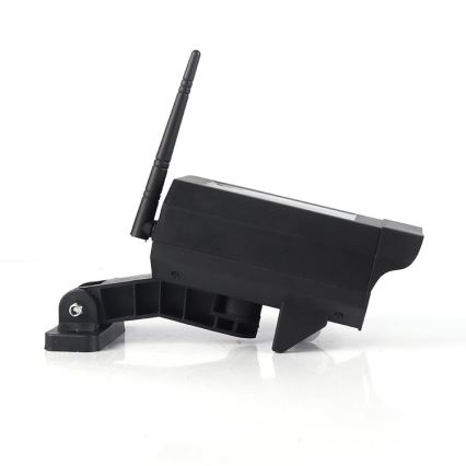 LED Telecamera di videosorveglianza finta con sensore e con pannello solare LED/5W/5,5V 800 mAh IP65 + telecomando