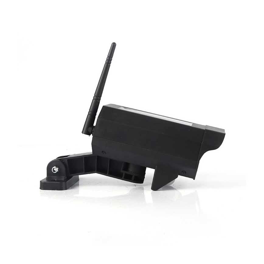 LED Telecamera di videosorveglianza finta con sensore e con pannello solare LED/5W/5,5V 800 mAh IP65 + telecomando