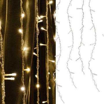 LED Tenda luminosa natalizia ESTELLA 47xLED/8 funzioni 3,5 m bianco caldo