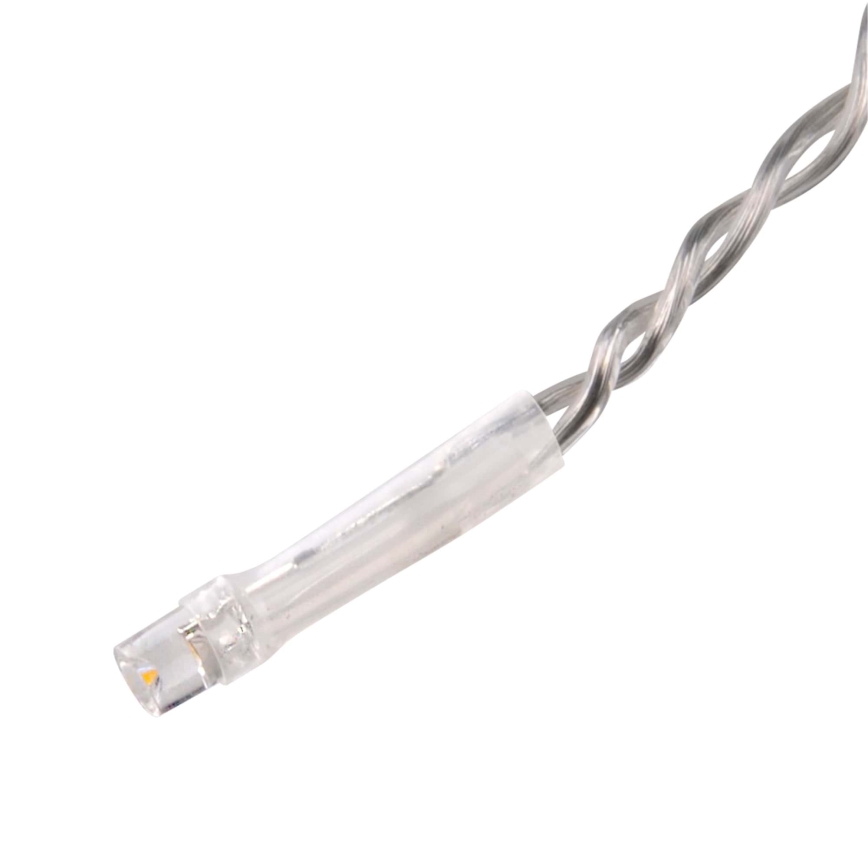 LED Tenda luminosa natalizia ESTELLA 47xLED/8 funzioni 3,5 m bianco caldo