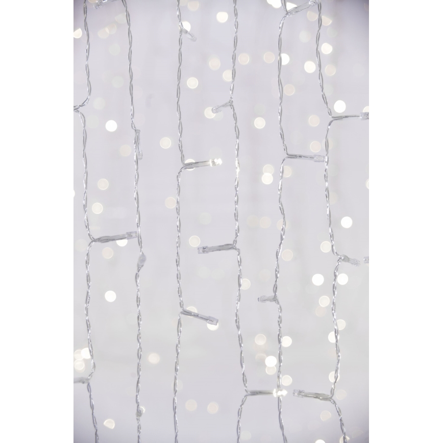 LED Tenda natalizia per esterni CURTAIN 480xLED/8,4W/230V 3x3 m IP44 bianco freddo