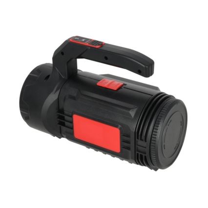 LED Torcia ricaricabile LED/5V 500 lm 1200 mAh nera