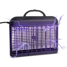 LED Trappola per insetti elettrica UV/2W/230V nero