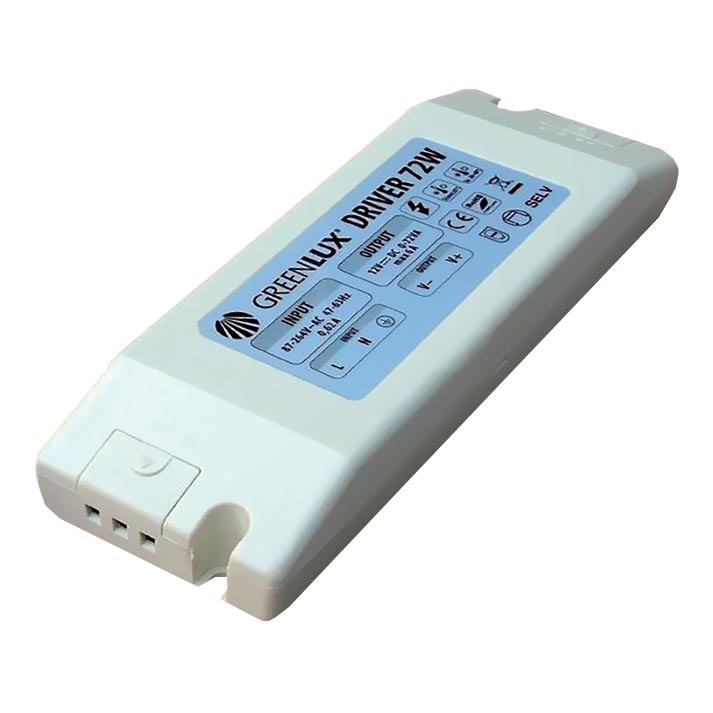 LED Trasformatore elettrico 72W/230V/12V DC