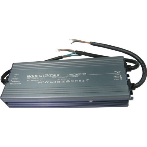 LED Trasformatore elettronico 250W/12V IP67