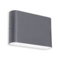 LED2 - Applique a LED da esterno FLAT 2xLED/3W/230V IP65 3000K/4000K/5700K nero