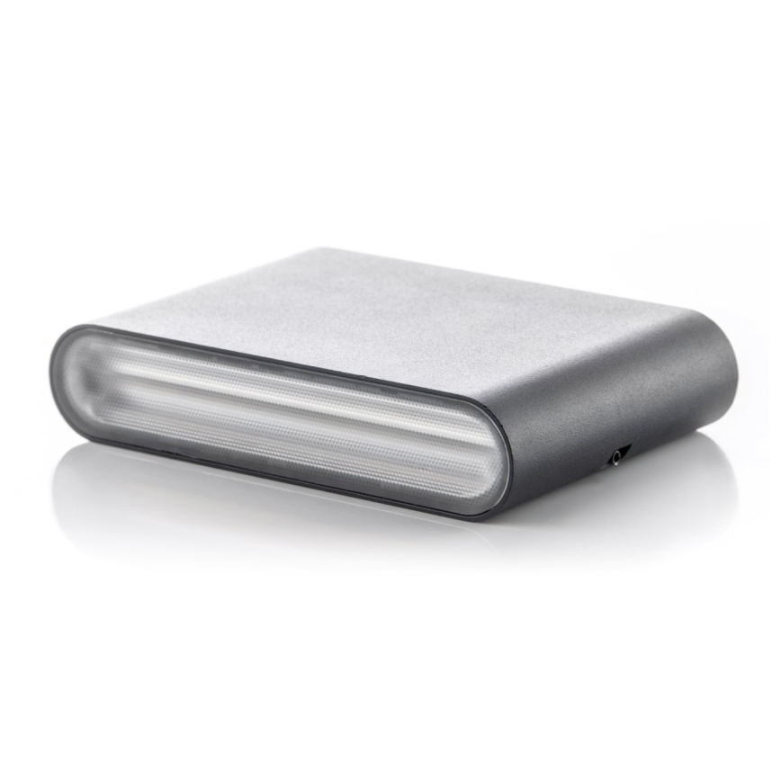 LED2 - Applique a LED da esterno FLAT 2xLED/3W/230V IP65 3000K/4000K/5700K nero