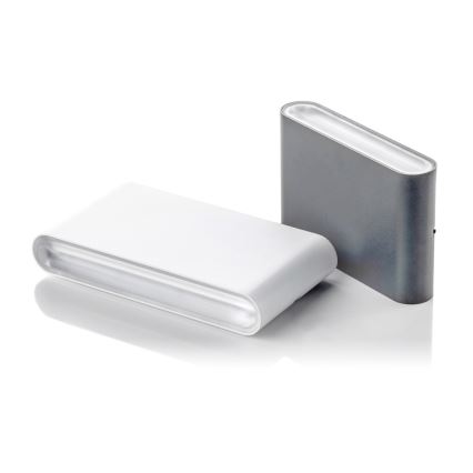 LED2 - Applique a LED da esterno FLAT 2xLED/3W/230V IP65 3000K/4000K/5700K nero