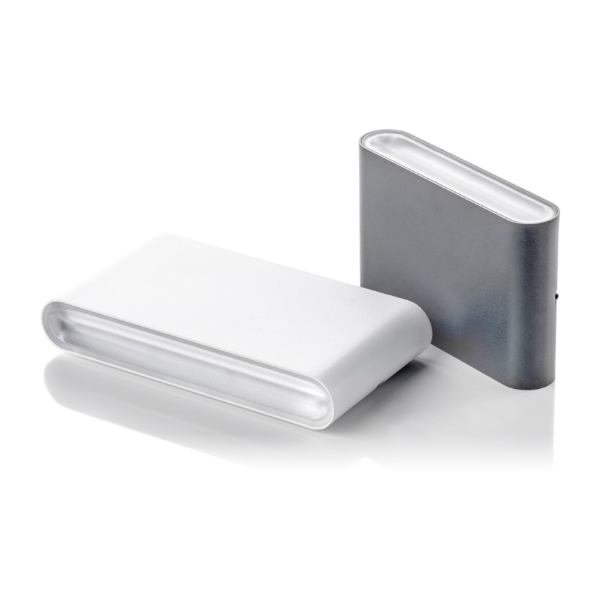 LED2 - Applique a LED da esterno FLAT 2xLED/3W/230V IP65 3000K/4000K/5700K nero