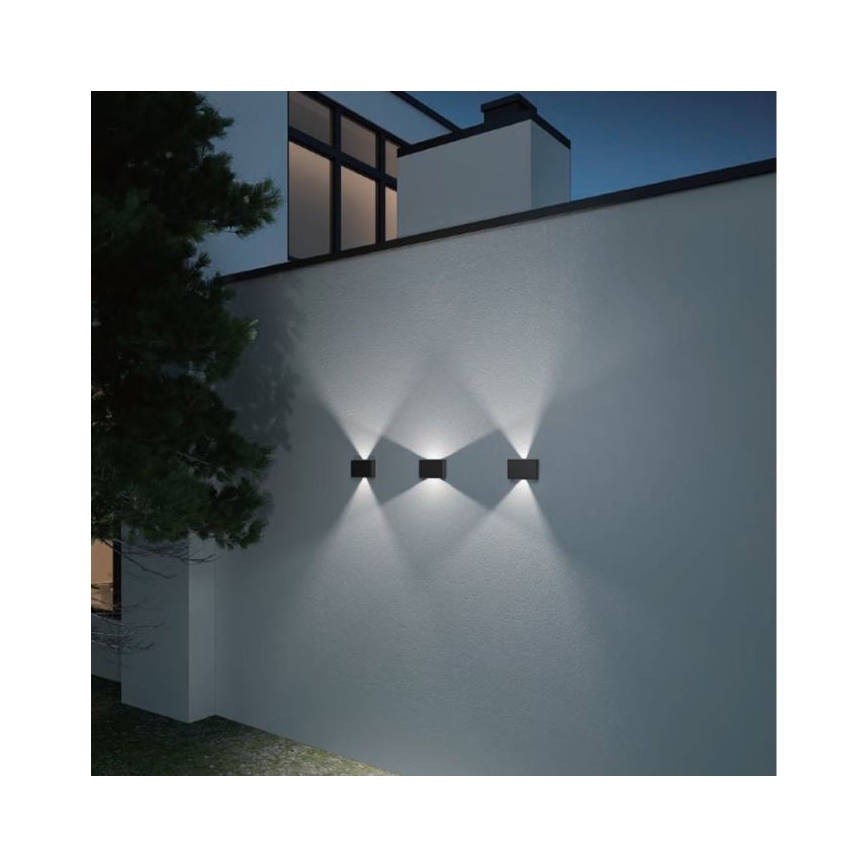 LED2 - Applique LED da esterno BLADE 2xLED/12W/230V IP54