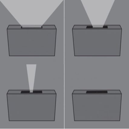 LED2 - Applique LED da esterno BLADE 2xLED/12W/230V IP54