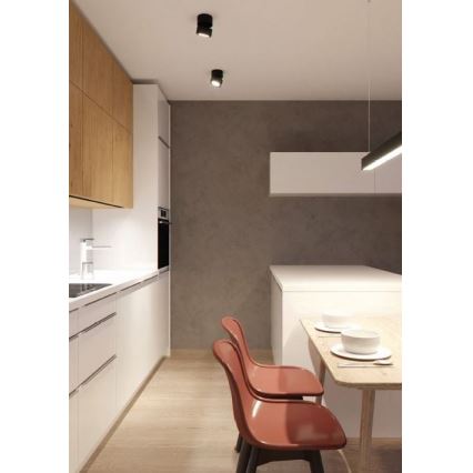 LED2 - Faretto LED KLIP ON LED/11W/230V nero