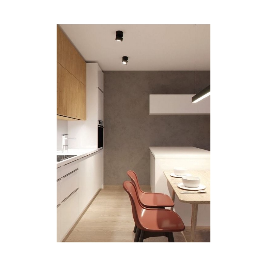 LED2 - Faretto LED KLIP ON LED/11W/230V nero