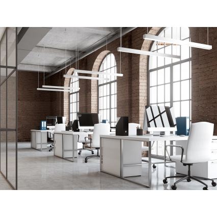 LED2 - Lampada a sospensione LED su cavo LINO LED/24W/230V 3000K/3500K/4000K 90 cm nero