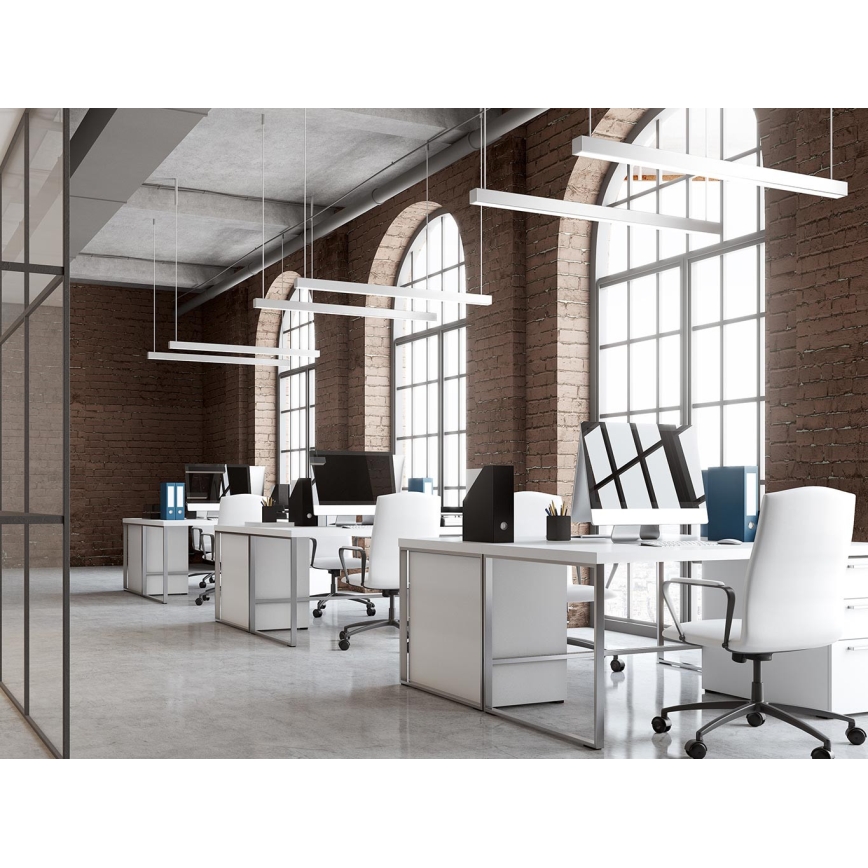 LED2 - Lampada a sospensione LED su cavo LINO LED/24W/230V 3000K/3500K/4000K 90 cm nero