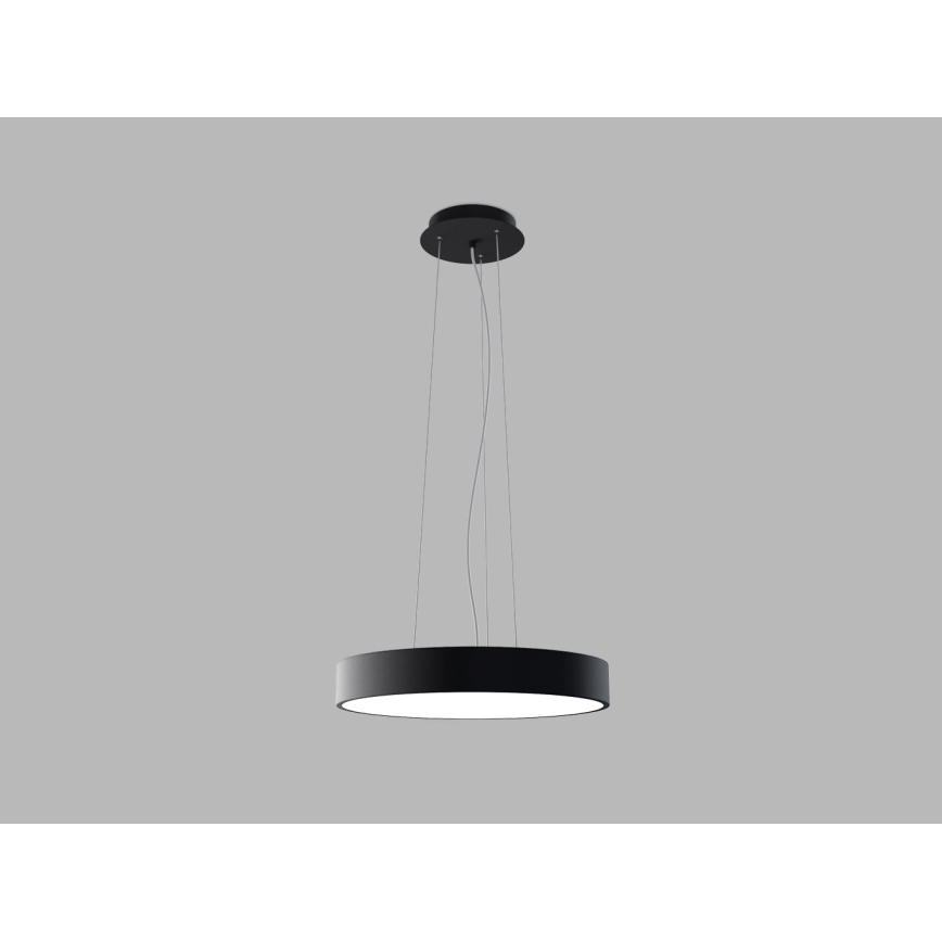 LED2 - Lampadario LED sospeso su cavo MONO SLIM LED/30W/230V 2700/3000K/4000K Ø 40 cm nero