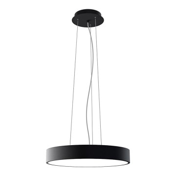 LED2 - Lampada a sospensione su cavo MONO SLIM LED/30W/230V 2700/3000K/4000K Ø 40 cm nero