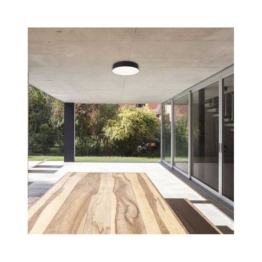 LED2 - Plafoniera LED da esterno con sensore DRUM LED/21W/230V IP65 3000K/4000K/6500K