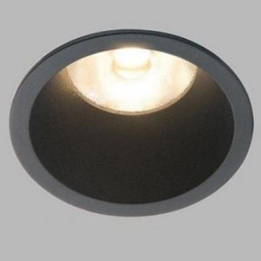 LED2 - Lampada LED da incasso da bagno RAY LED/10W/230V nero IP44