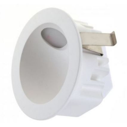 LED2 - Lampada LED da incasso WALK LED/1W/230V + scatola di montaggio