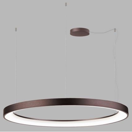 LED2 - Lampadario LED dimmerabile su una stringa BELLA LED/80W/230V 3000K/4000K marrone