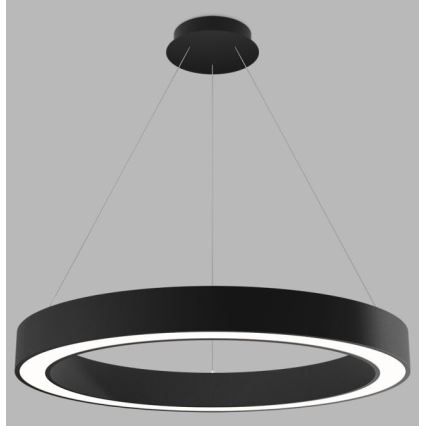 LED2 - Lampadario LED dimmerabile su una stringa SATURN LED/60W/230V 3000K/4000K nero