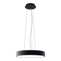 LED2 - Lampadario LED sospeso su cavo MONO SLIM LED/30W/230V 2700/3000K/4000K Ø 40 cm nero