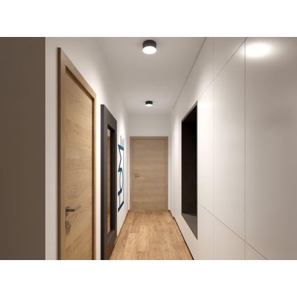 LED2 - Plafoniera LED BUTTON LED/17W/230V antracite