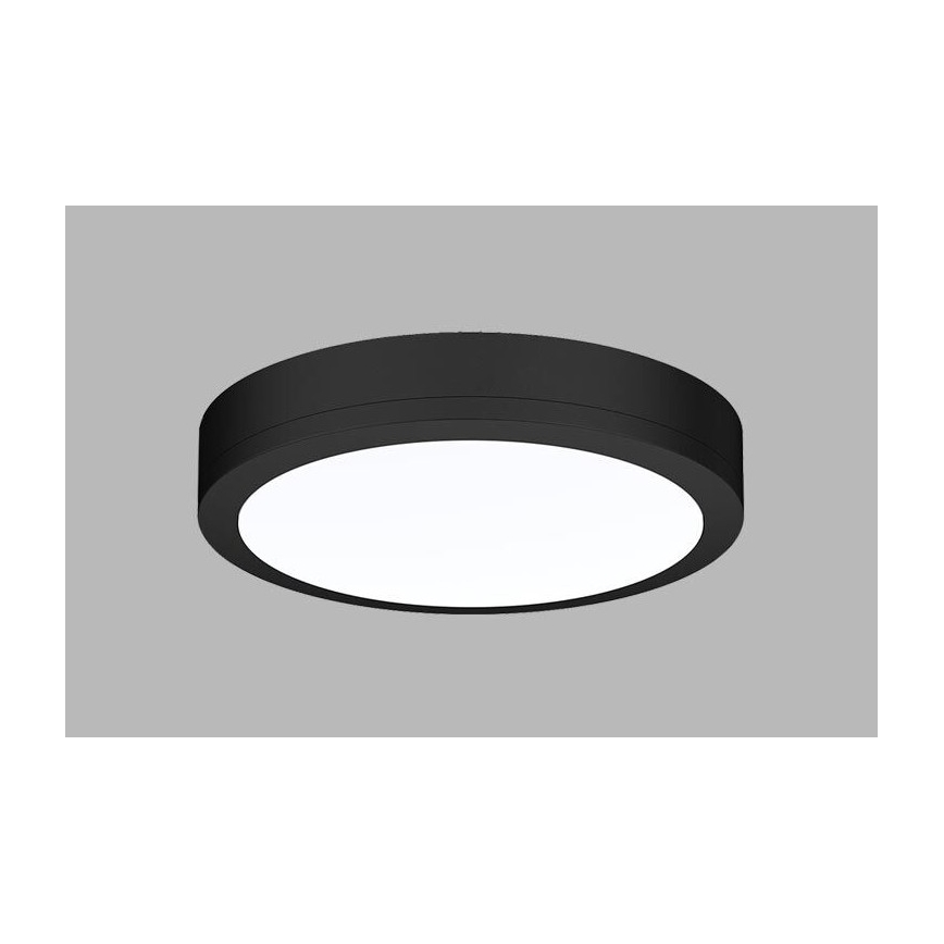 LED2 - Plafoniera LED da esterno con sensore KERY LED/18W/230V IP65 nero