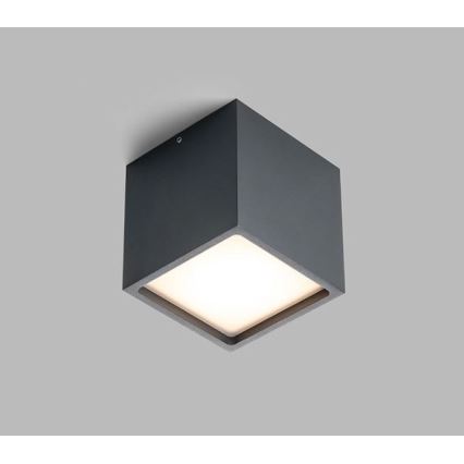 LED2 - Plafoniera LED da esterno CUBE LED/12W/230V antracite IP54