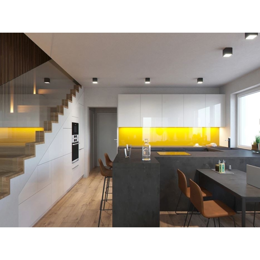 LED2 - Plafoniera LED da esterno CUBE LED/12W/230V antracite IP54