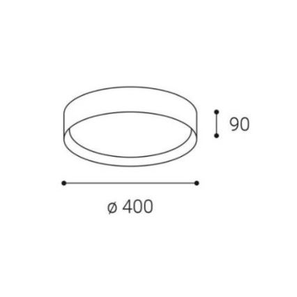 LED2 - Plafoniera LED dimmerabile MILA LED/30W/230V