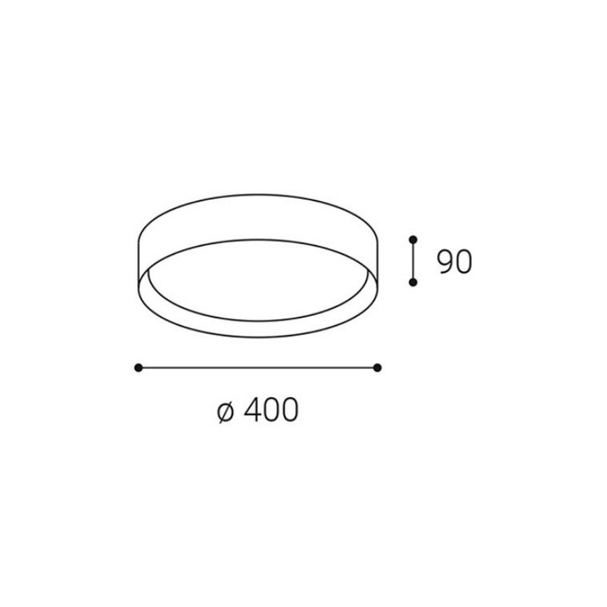 LED2 - Plafoniera LED MILA LED/30W/230V 3000/4000K