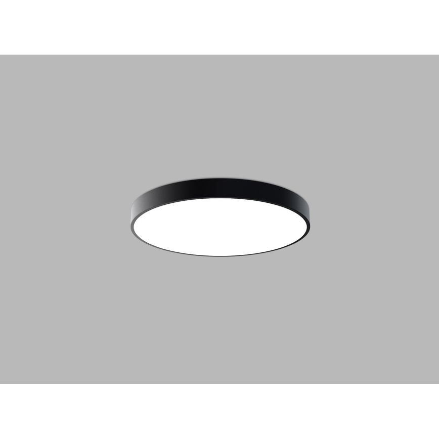 LED2 - Plafoniera LED MONO SLIM LED/60W/230V 3000K/4000K Ø 60 cm nera