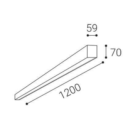 LED2 - Plafoniera NOLI LED/40W/230V 3000K/3500K/4000K bianco