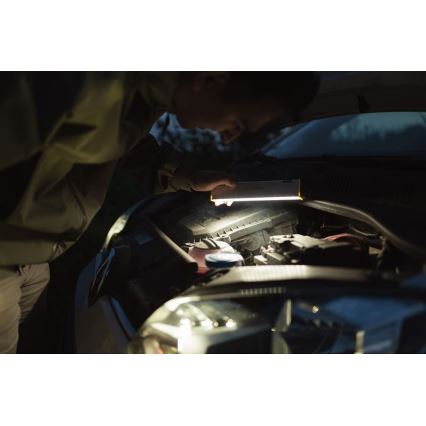 Ledlenser AF2R - Torcia da lavoro ricaricabile a LED dimmerabile, IP54, 1000 lm, autonomia 50 h, batteria 4810 mAh