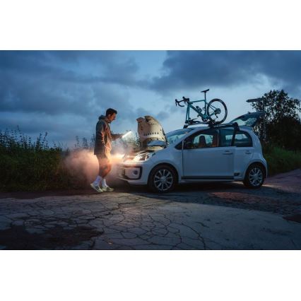 Ledlenser AF2R - Torcia da lavoro ricaricabile a LED dimmerabile, IP54, 1000 lm, autonomia 50 h, batteria 4810 mAh