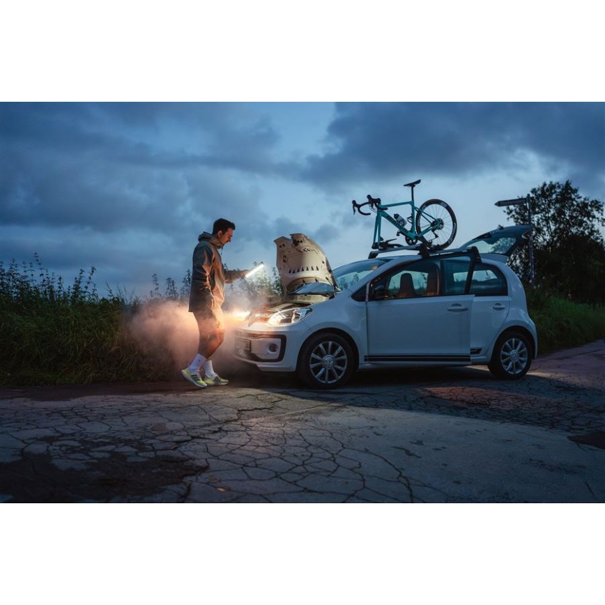 Ledlenser AF2R - Torcia da lavoro ricaricabile a LED dimmerabile, IP54, 1000 lm, autonomia 50 h, batteria 4810 mAh