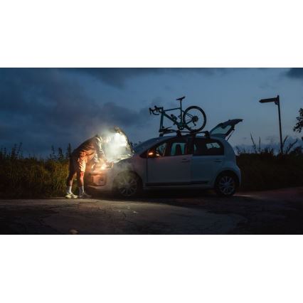 Ledlenser AF2R - Torcia da lavoro ricaricabile a LED dimmerabile, IP54, 1000 lm, autonomia 50 h, batteria 4810 mAh