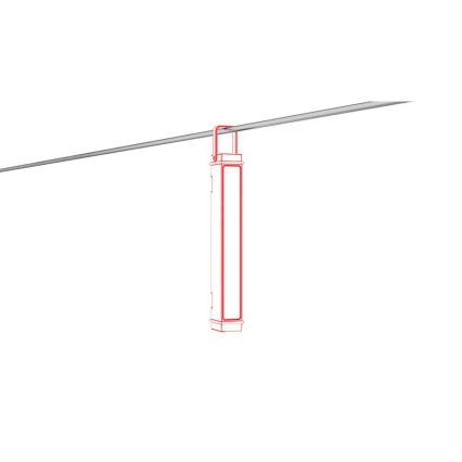 Ledlenser AF2R - Torcia da lavoro ricaricabile a LED dimmerabile, IP54, 1000 lm, autonomia 50 h, batteria 4810 mAh